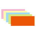 Divisores de cartão misturado de 150GSM 5 cores com 2 furos
